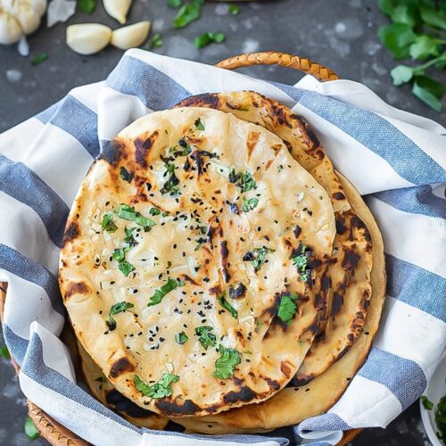 Tandoori Garlic Roti on Tawa ( Whole wheat Tandoori Roti) - Ruchiskitchen