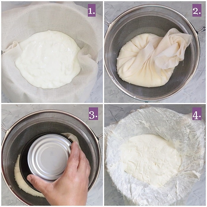 How to strain yogurt