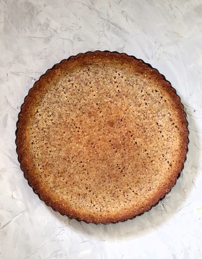 Almond flour tart cust