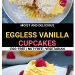 Long pin for Eggless vanilla cupcakes