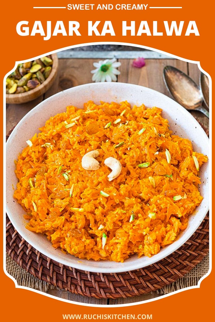Gajar ka Halwa ( Step by step Gajrela recipe with video) Ruchiskitchen
