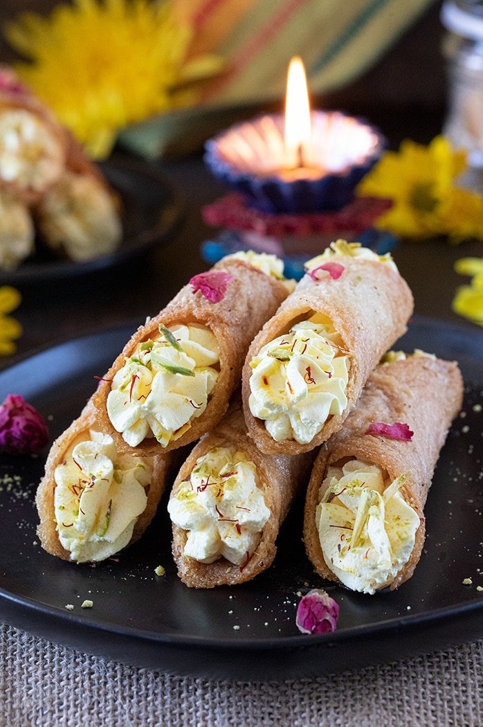 Holi fusion recipe - Shahi tudka recipe with rose petals