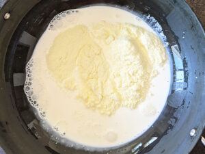 Step by step Thandai gulkand ice cream
