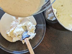 Step by step Thandai gulkand ice cream