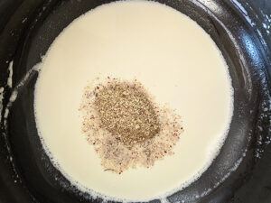 Step by step Thandai gulkand ice cream