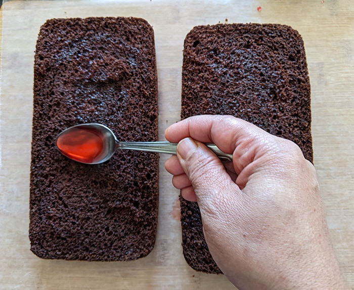 Spoon cherry juice