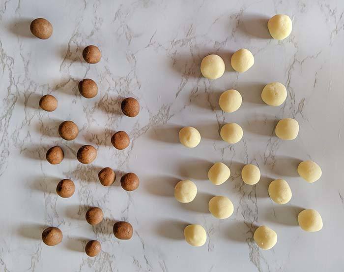 Divide dough into balls