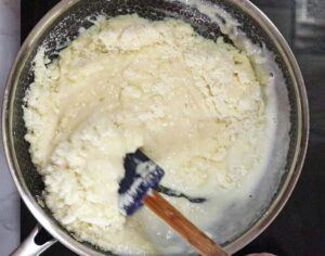 Mix the mil powder