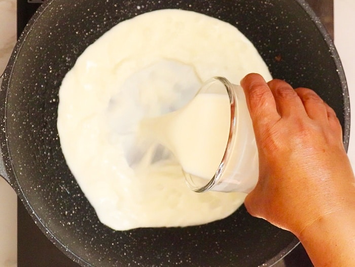 Add milk