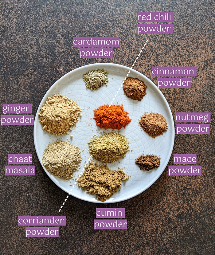 Spice list