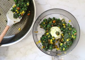 Pulse the kabab mixture