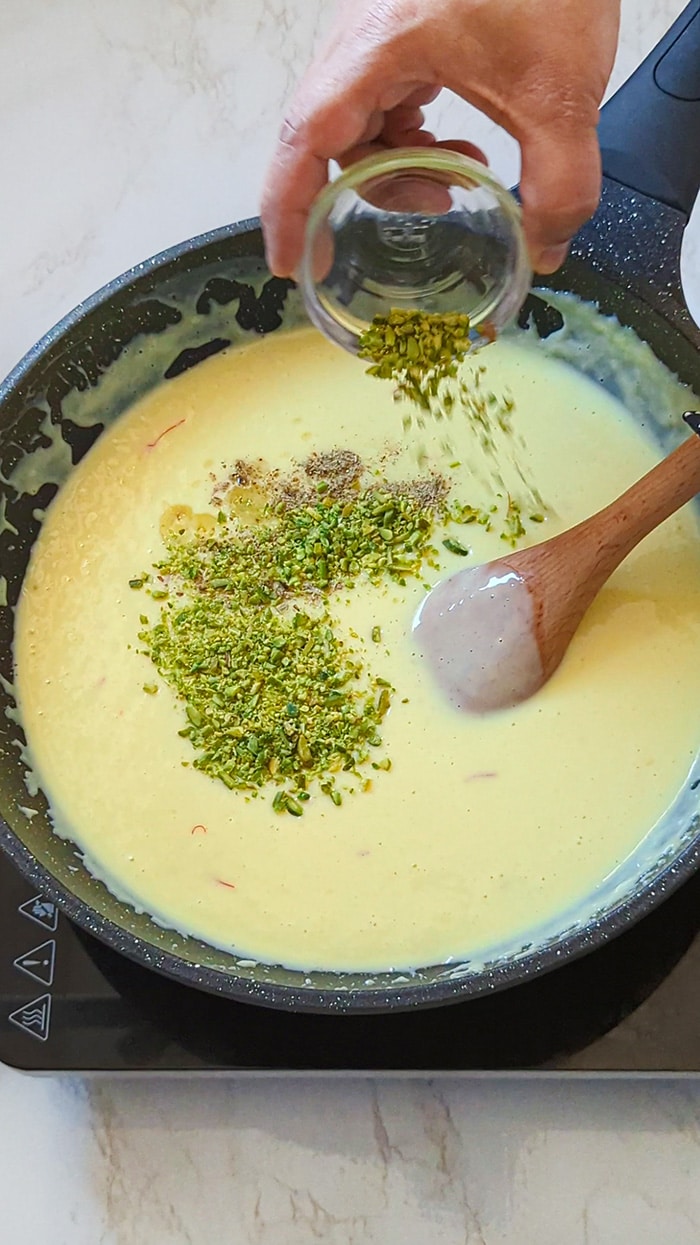 Add pistachios