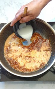 Add slurry
