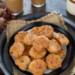 Methi Mathri with tea cups